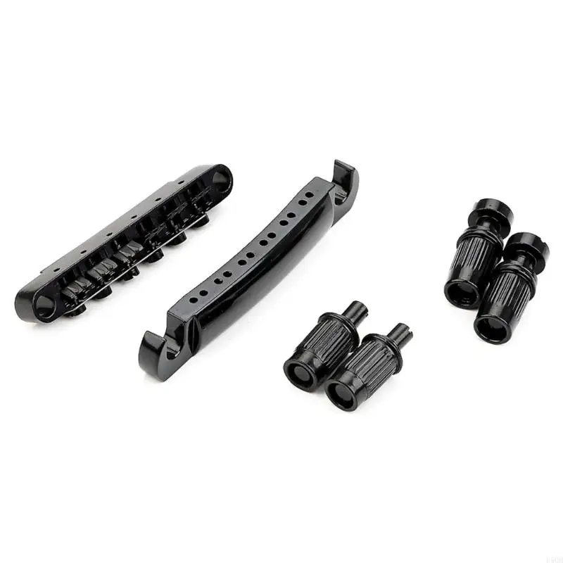 

Electric Guitar Bridge Replacement Metal Roller Saddle Bridge Tailpiece with Studs for 12 String Electric Guitar Part D5QD