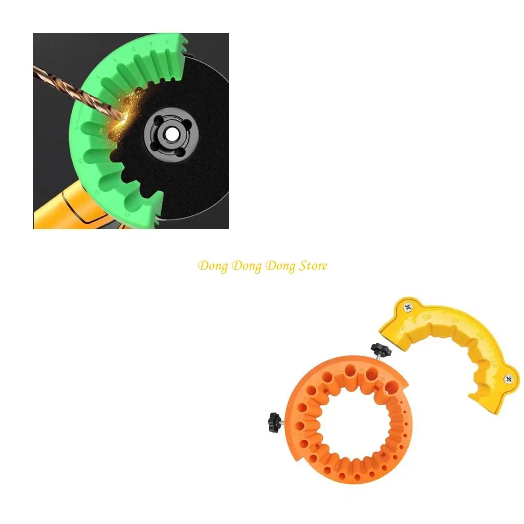 

4XBA Drill Bit Sharpener Drill Bit Grinding Attachment Drill Sharpener Old Drill Bit Grinder Drill Bit Grinding Tool,