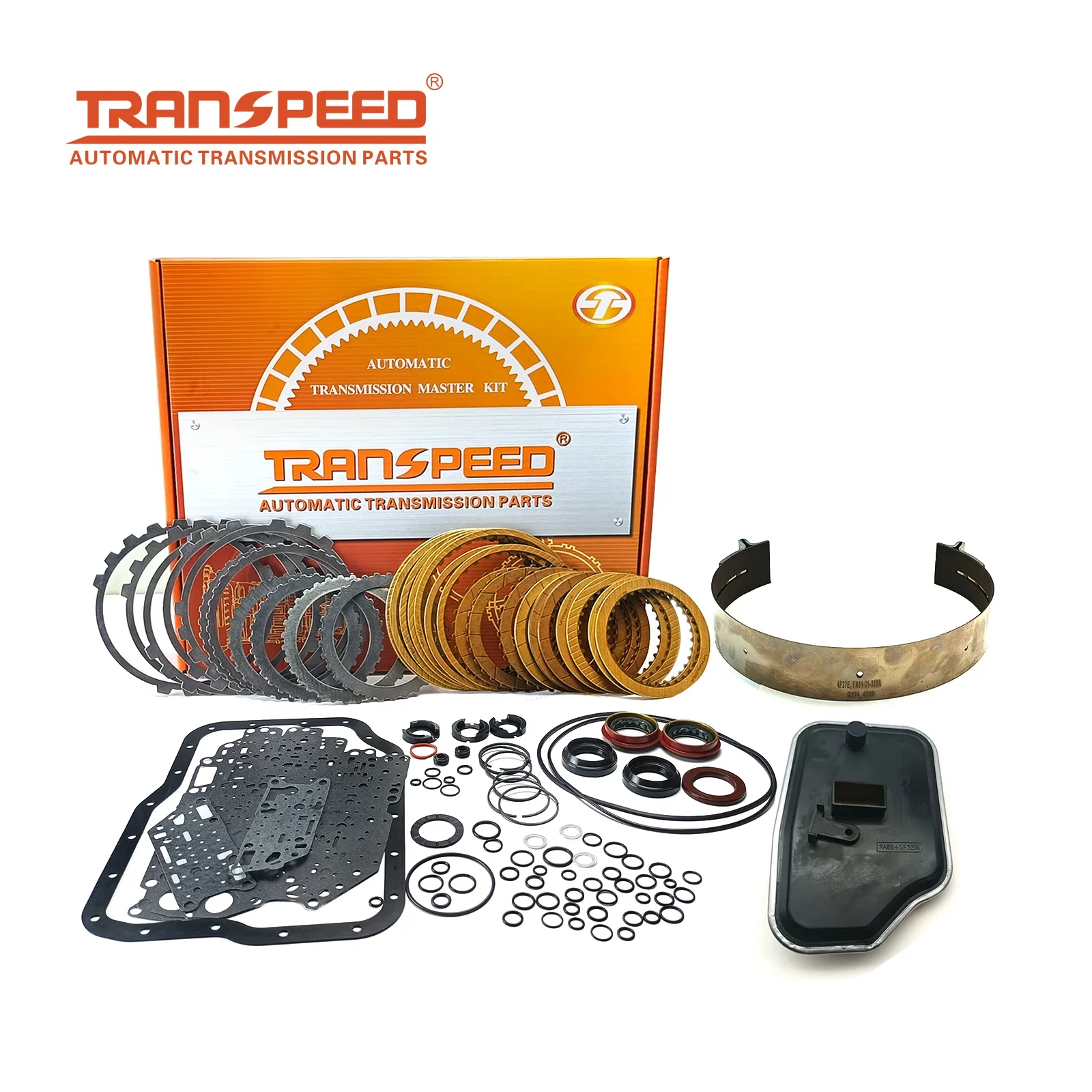 TRANSPEED 4F27E FN4A-EL Auto Transmissiom Rebuild Master Oil Filter Brake Band Kit For Mazda Protege Focus Car Accessories