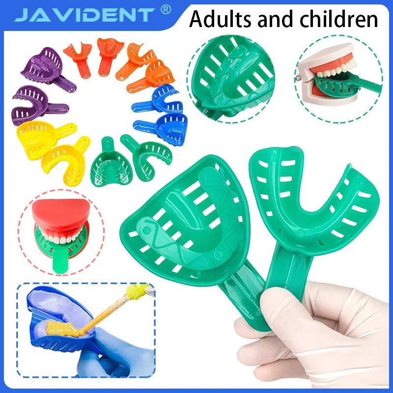 12pcs/pack  Disposable Dental Impression ,Daily CareAutoclavable Suitable for Children and Adults S/M/L dental materials