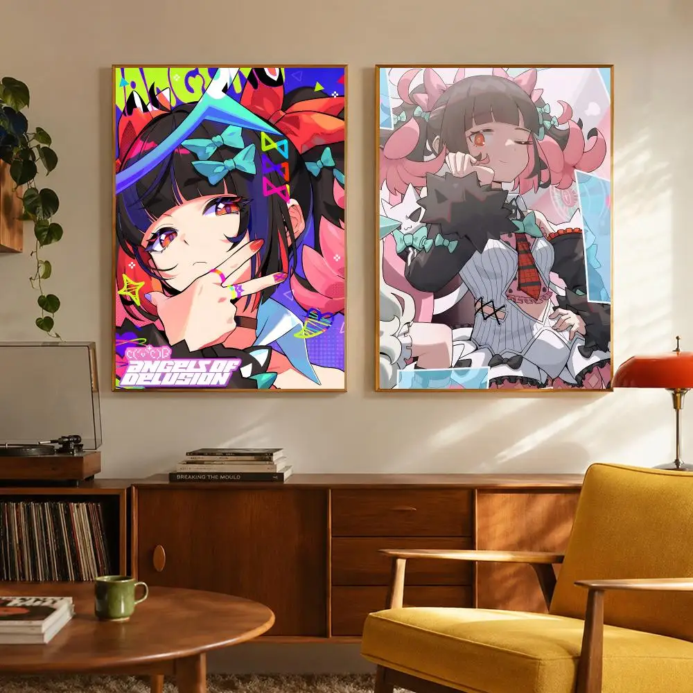 Game Character Nangong Yu Poster Digital Solvent Print Waterproof PP Fade-Resistant Wall Art Room Decor Gift