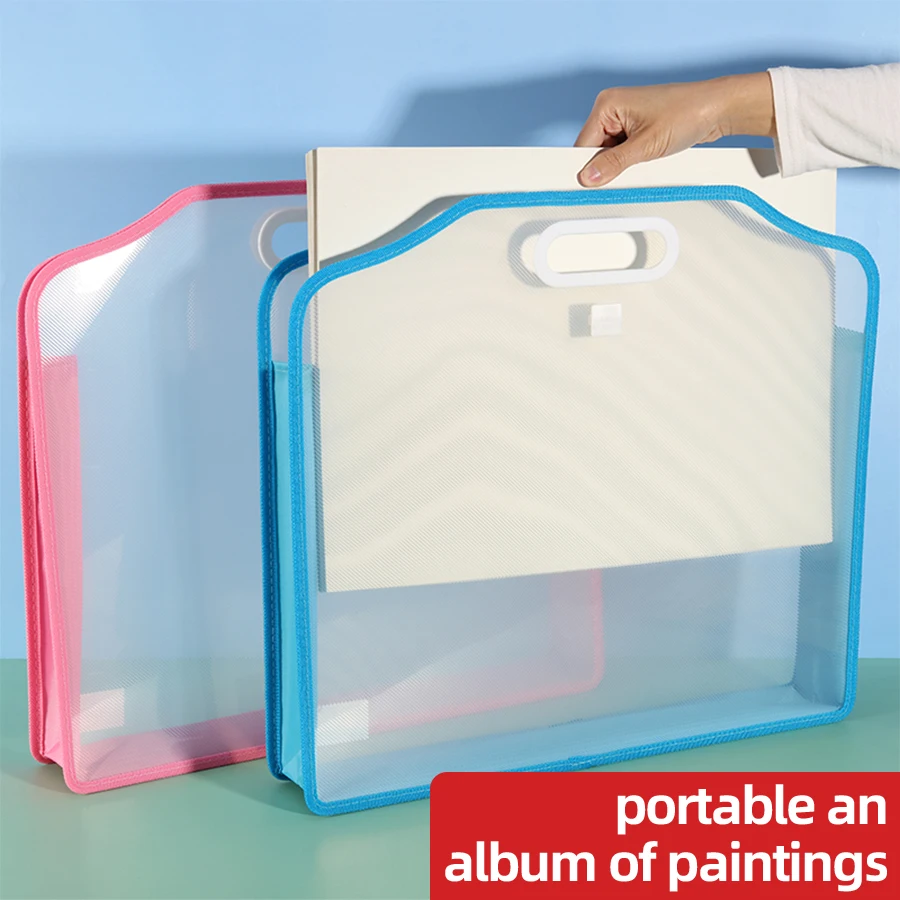 Bolsa de portafolio de arte A3 premium: estuche de transporte impermeable de gran capacidad para cuadernos de bocetos (diseño minimalista duradero y elegante)