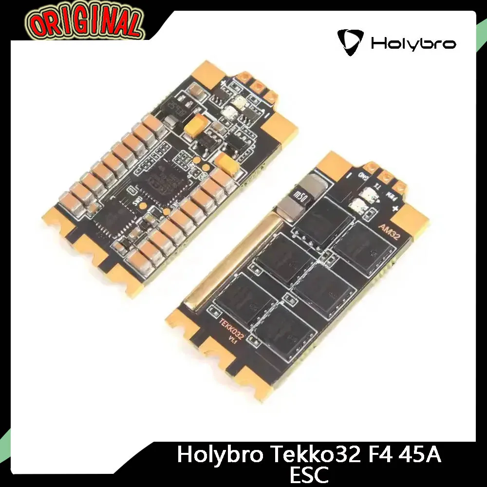 

Holybro Tekko32 F4 45A ESC с AM32 Dshot1200 32 кГц 2-6S 1 шт./4 шт. ГОРЯЧАЯ ПРОДАЖА для RC FPV дронов