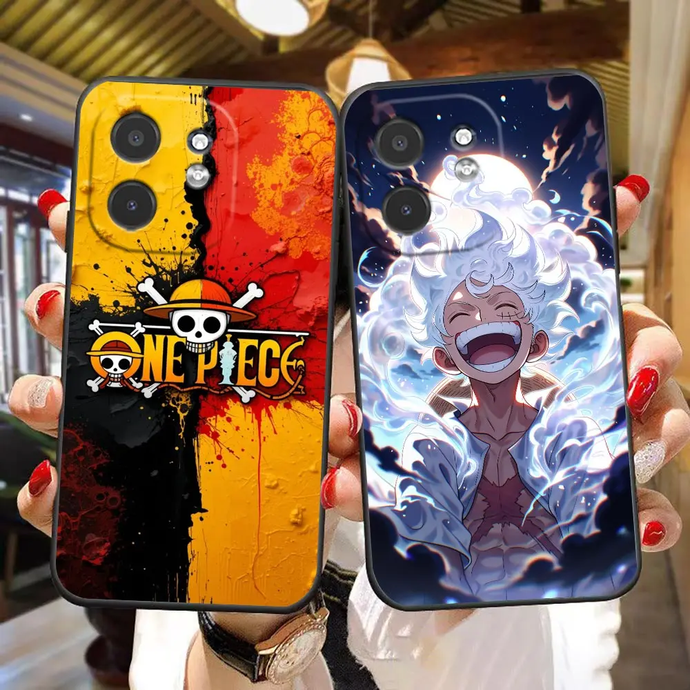 Funda para teléfono Infinix TECNO POP SPARK 6 7 8 9 10 TECNO POVA 2 4 5 6 7 CAMON 50 40 30 30S 20 20C, cubierta de una sola pieza, diseño Gear 5 Luffy