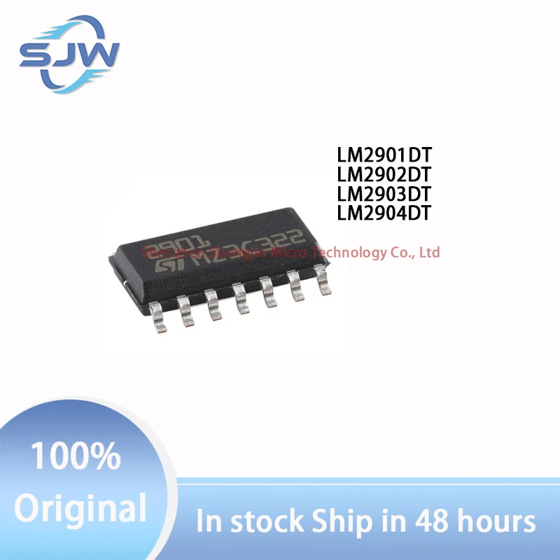 

LM2901DT LM2902DT LM2903DT LM2904DT Screen printing 2901 2902 2903 2904 encapsulation SOIC-14 SOIC-8 Amplifier chip