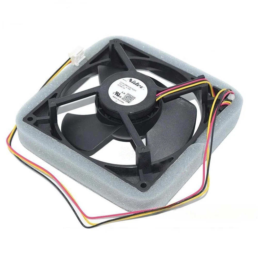 NEW Original Maintenance Fan Motor Nidec U12E12MS1CA3-52Z32 12.5cm 12V 0.15A 3Pin Refrigerator Maintenance Cooling Fan