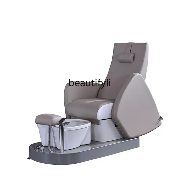 Electric Foot Bath Chair Foot Soaking Multifunctional Nail Art Sofa Spa SPA Foot Bath Chair Single, Massage