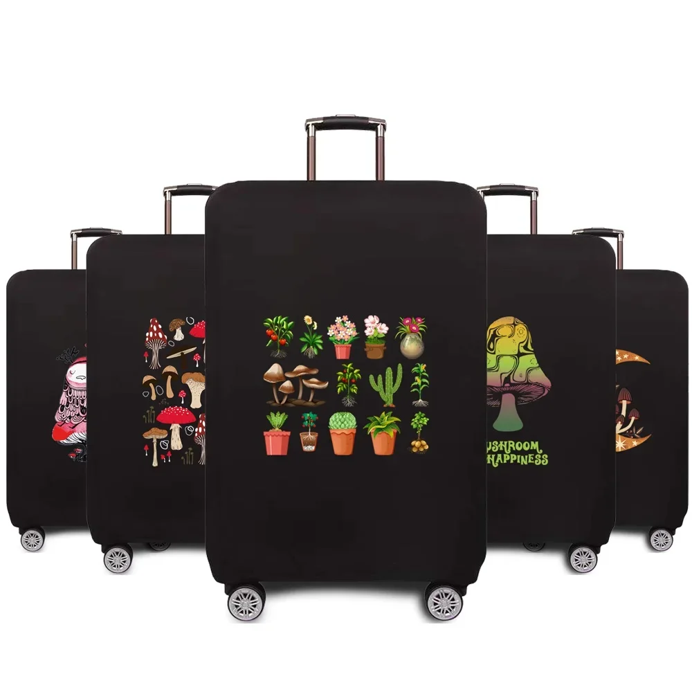 

Travel Accessory Suitcase Cover Luggage Protective Case Mushroom Pattern Series 18-32Inch Trolley Cover Elastic