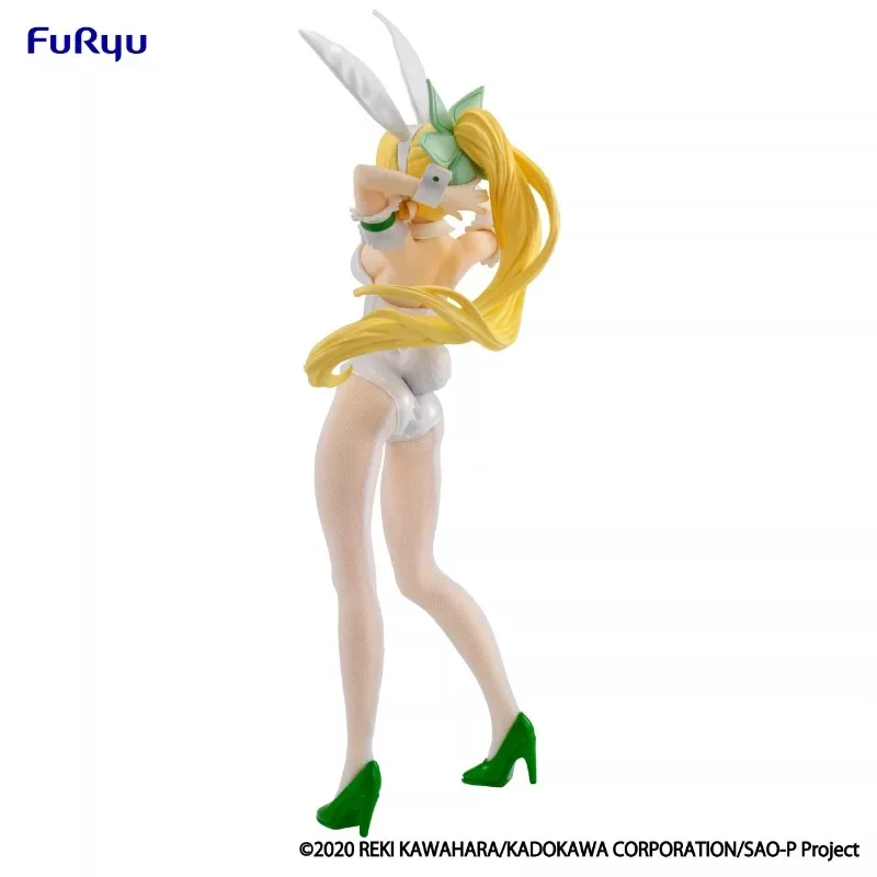 In Stock FuRyu BiCute Bunnies Kirigaya Suguha Pearl White Desktop Cute Ornaments Anime Action Figure Toy Gift Model Collection