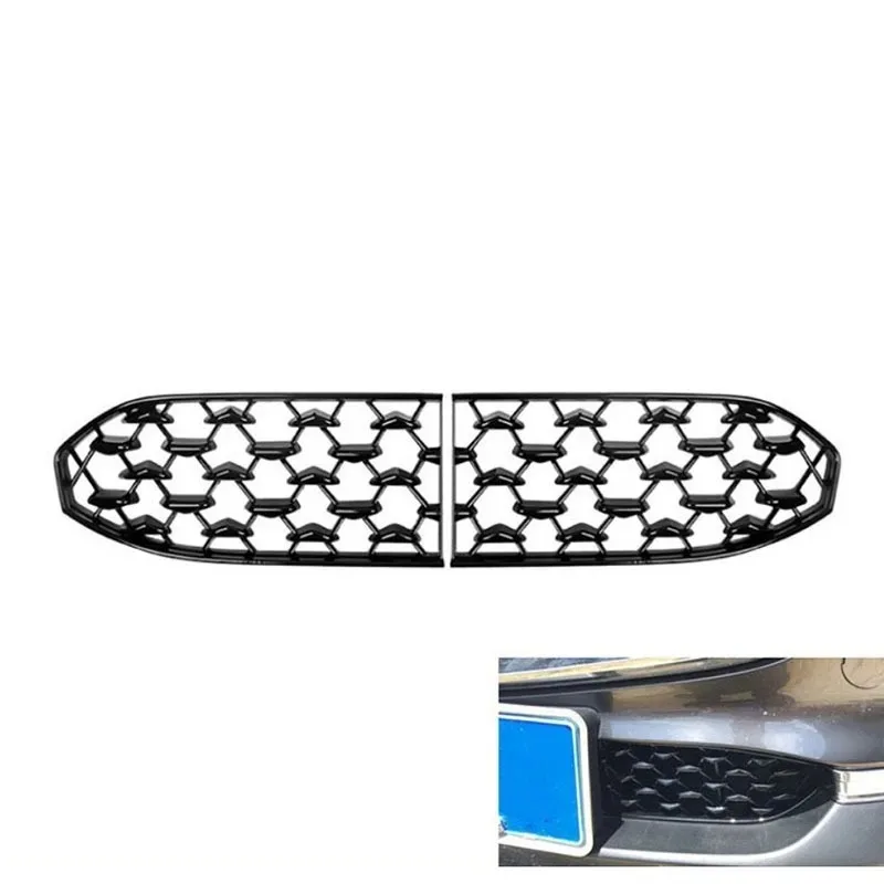 

2020 2021 For Mazda CX 30 CX-30 Car Front Bottom Middle Net Decoration Bumper Lower Grilles Protective Stand Cover
