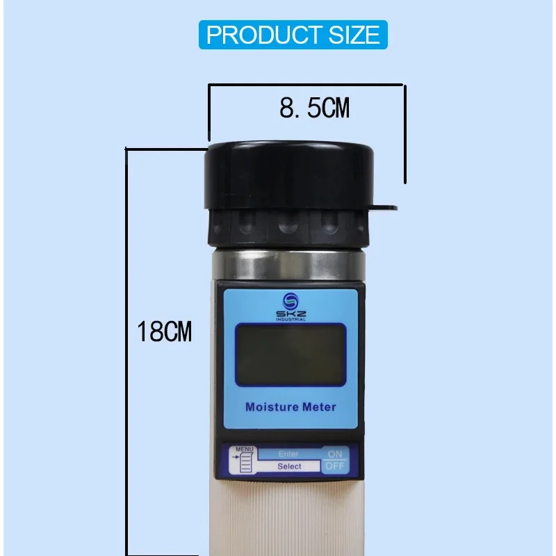 Portable digital humidity and temperature measuring instrument SKZ111B-2 for 40 kinds of grain moisture