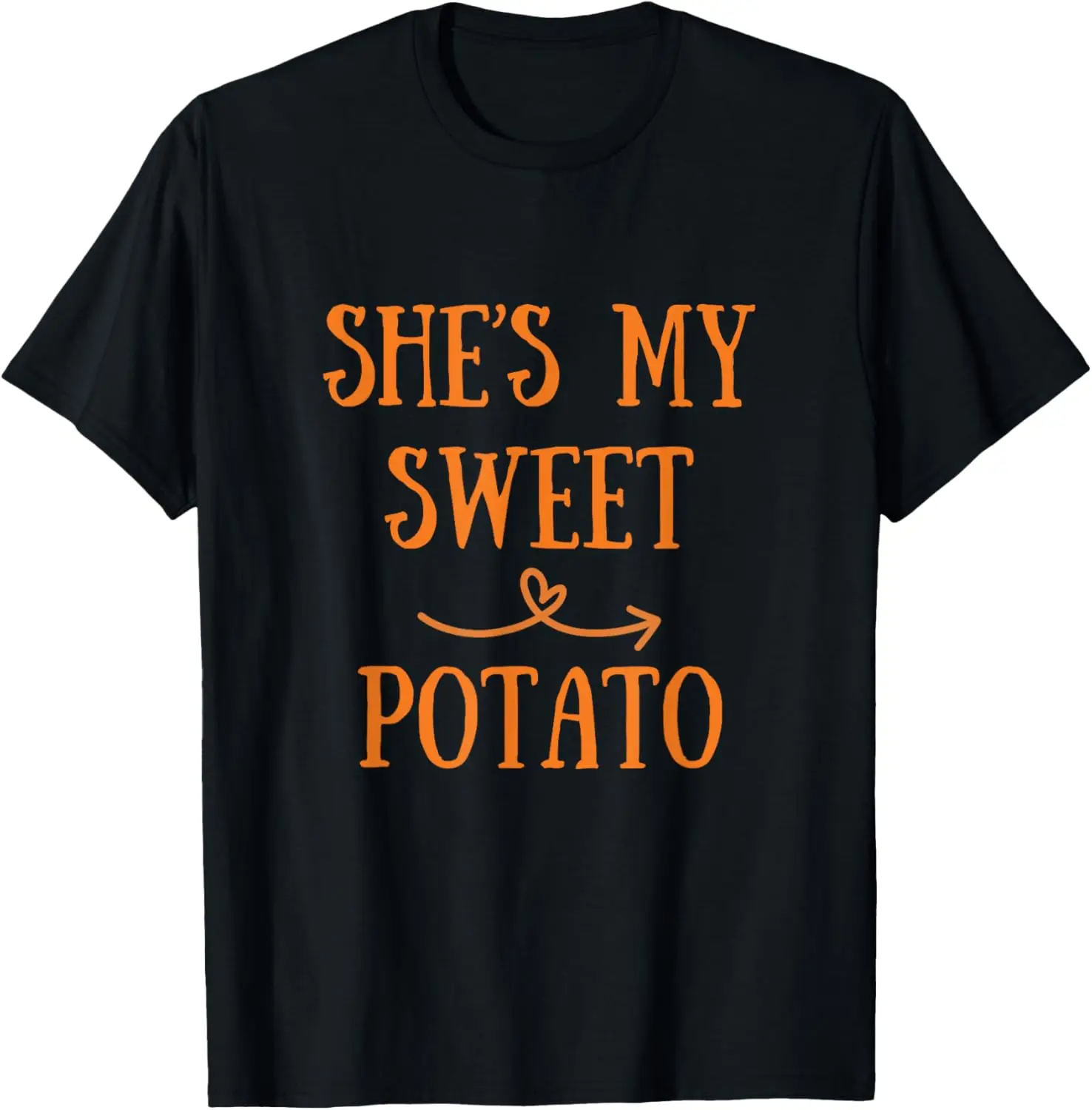 Ella es mi patata dulce Linda camiseta divertida de cosecha de otoño de Acción de Gracias