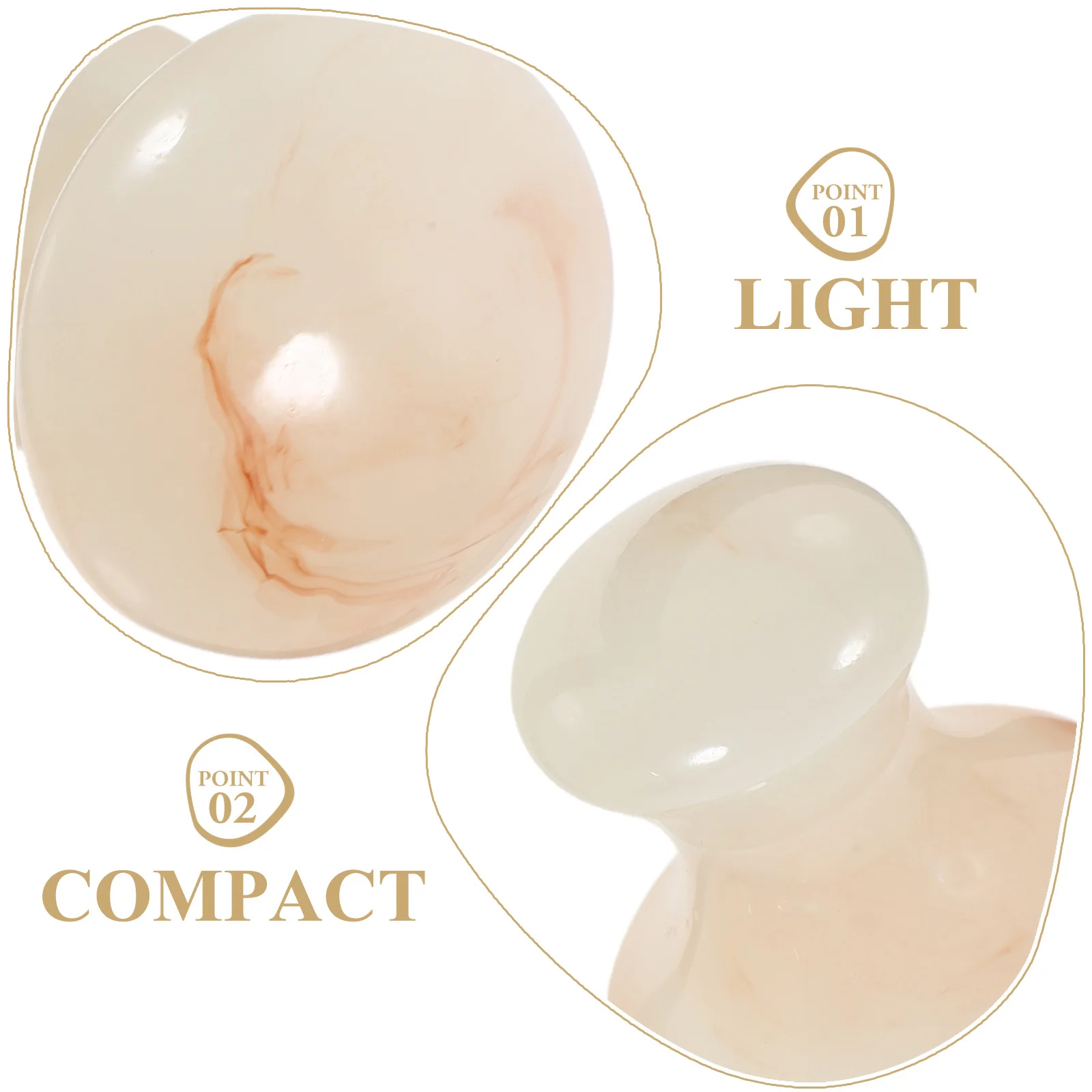 

2pcs Facial Tools Mushroom Shape Resin Facial Massage Tool Resin Face Massager Scraping Tool For Home Office Spa Skincare Use