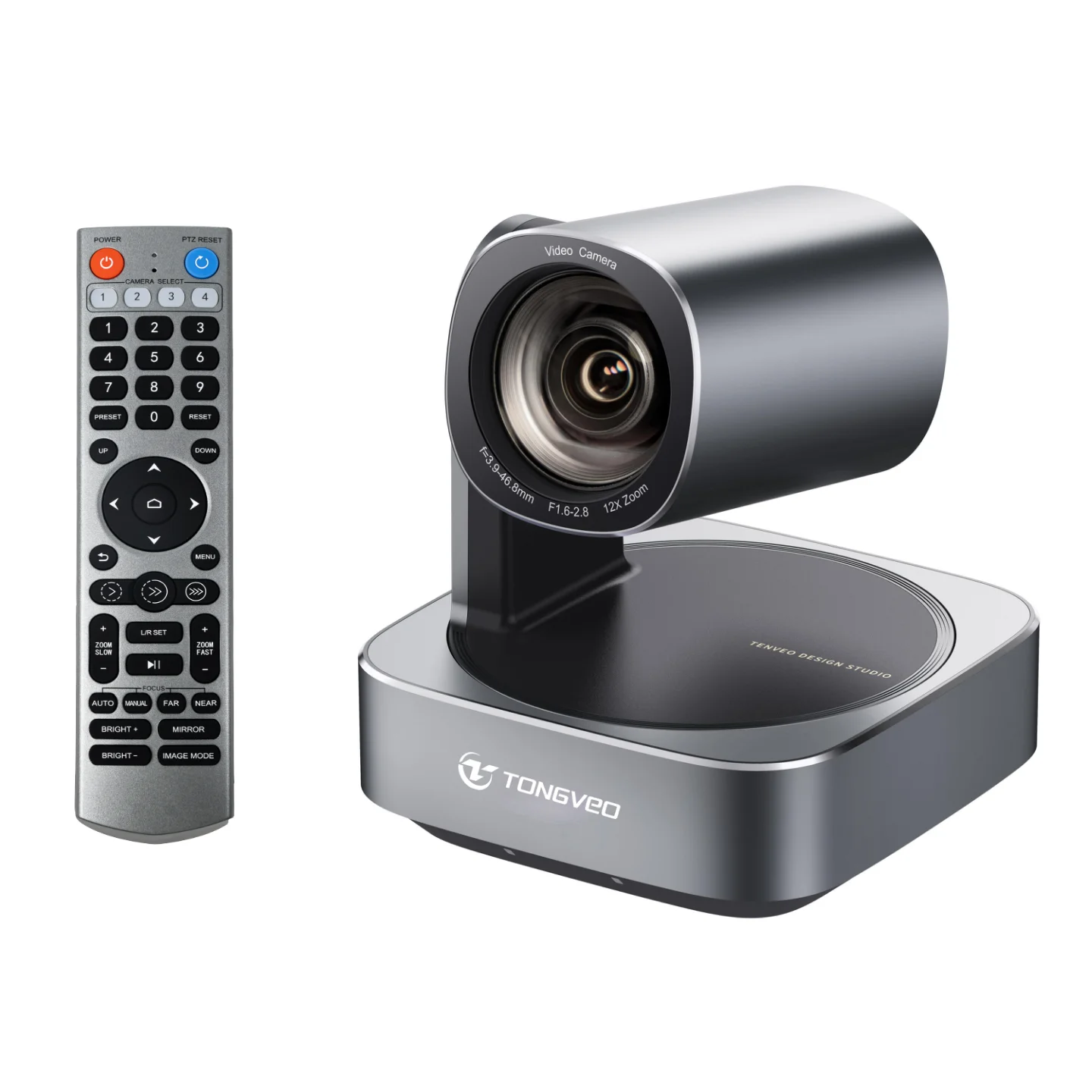 

Tongveo 12X Zoom 4k Ptz Conference Camera Usb3.0 HD-MI Ptz Camera for Live Streaming