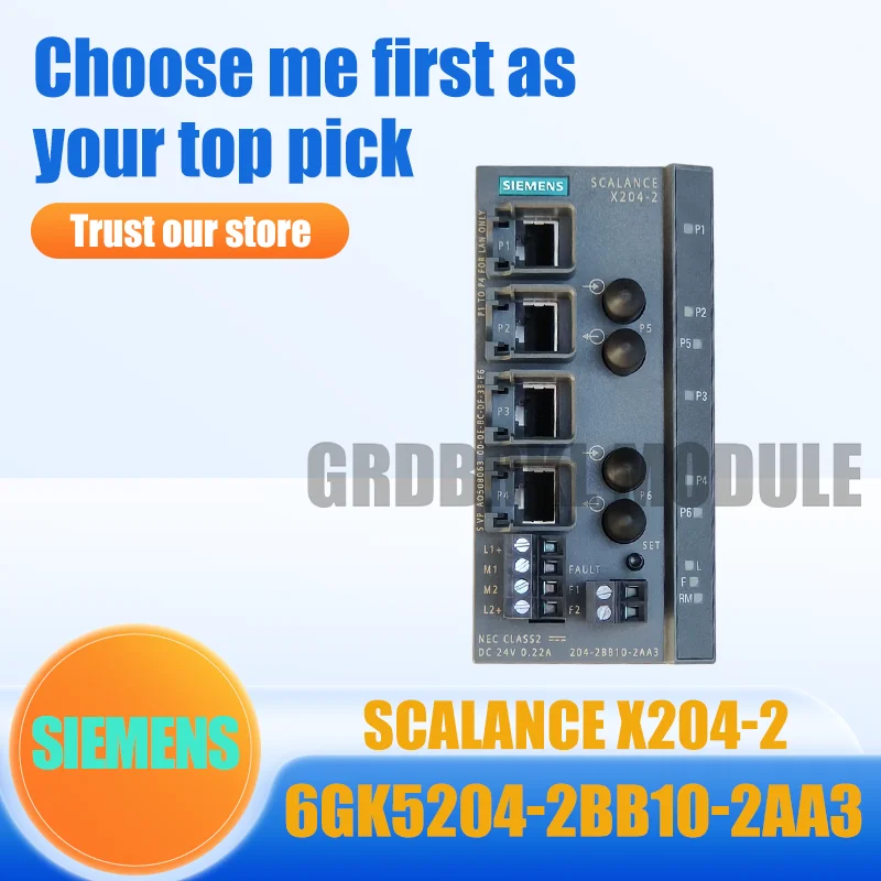 

SIEMENS Brand New Original 6GK5204-2BB10-2AA3 6GK5208-0BA10-2AA3 Managed IE switch