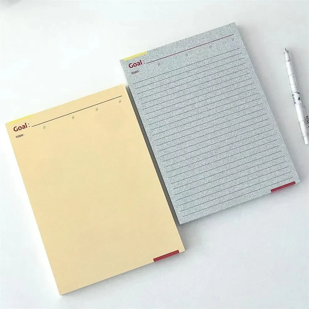 B5 30sheets Line Blank Notebook Memo Pad High Aesthetic Value Ins Popular Self-stick Notes Stationery Supplies