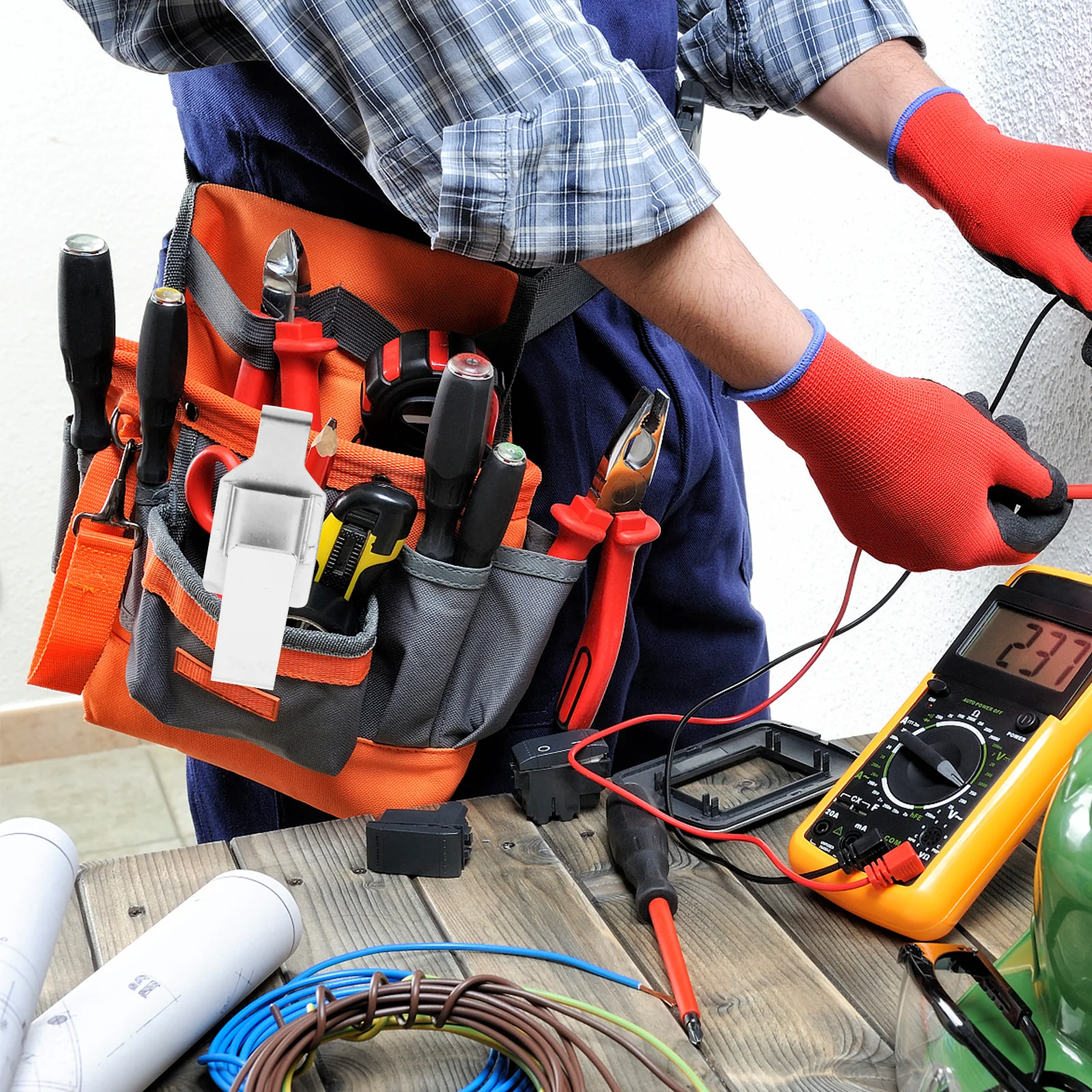 

Drill Holder Belt Hook High Grade Tool Holder Waist Clip Cordless Drill Tool Belt Clip Cordless Wrench Rack