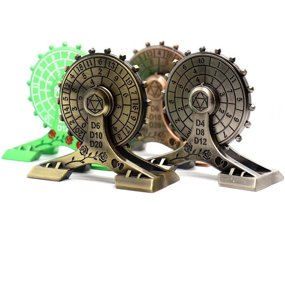 

Metal Ferris wheel dice, D4/D8/D6/D10/D12/D20 Board game dice, Board game player accessories With Gift Box