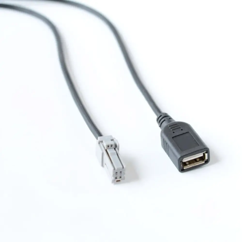 For Toyota Camry Corolla CHR 2019 2022 USB Port Adapter Cable Car Stereo Media Data Connection Wire Plastic Connector
