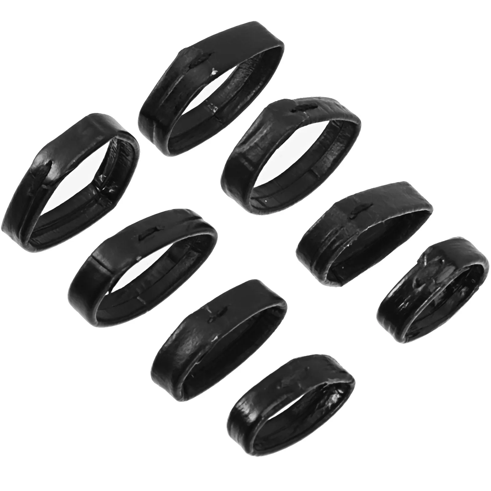8Pcs Professional Watch Strap Retainer Loops Made of Premium Lightweight Smooth Surface Watchband Security Hoops Watch