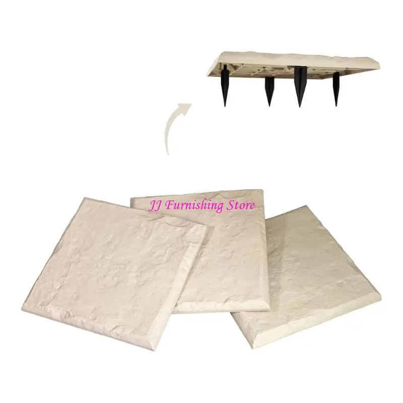 

A9LB 4PCS Durable PP Stepping Stones With Anti Slip Easy Installation For Outdoor