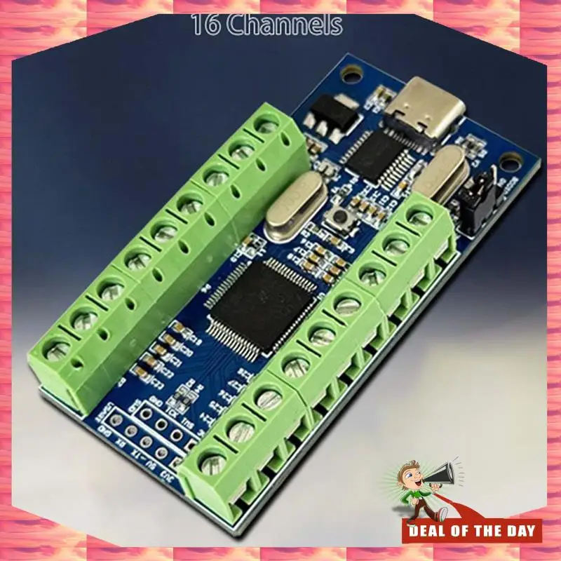 

24-часовая доставка, 2X USB-интерфейс, 16 каналов, 12-битный AD, выборка, сбор данных STM32, многофункциональный АЦП Uart Communication