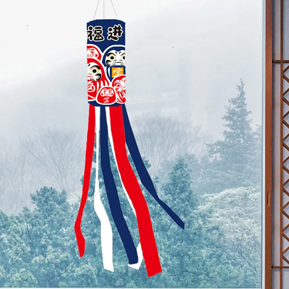 Waterproof Wind Direction Flags Hanging Banner 100cm Carp Wind Sock Flag Festival Supplies Ornaments Craft Outdoor Decorations