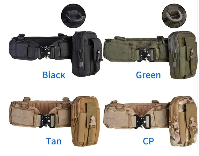 

Multifunctional Outdoor Hunting Tactical Survival Belt Set with High Quality Canvas Nylon Ammo Bag