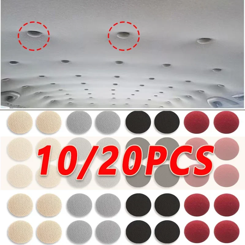 

10/20Pcs Car Interior Roof Buckles Headliner Ceiling Cloth Fixing Screw Care Fabric Buckle Rivets Retainer Cap Repair Automotive