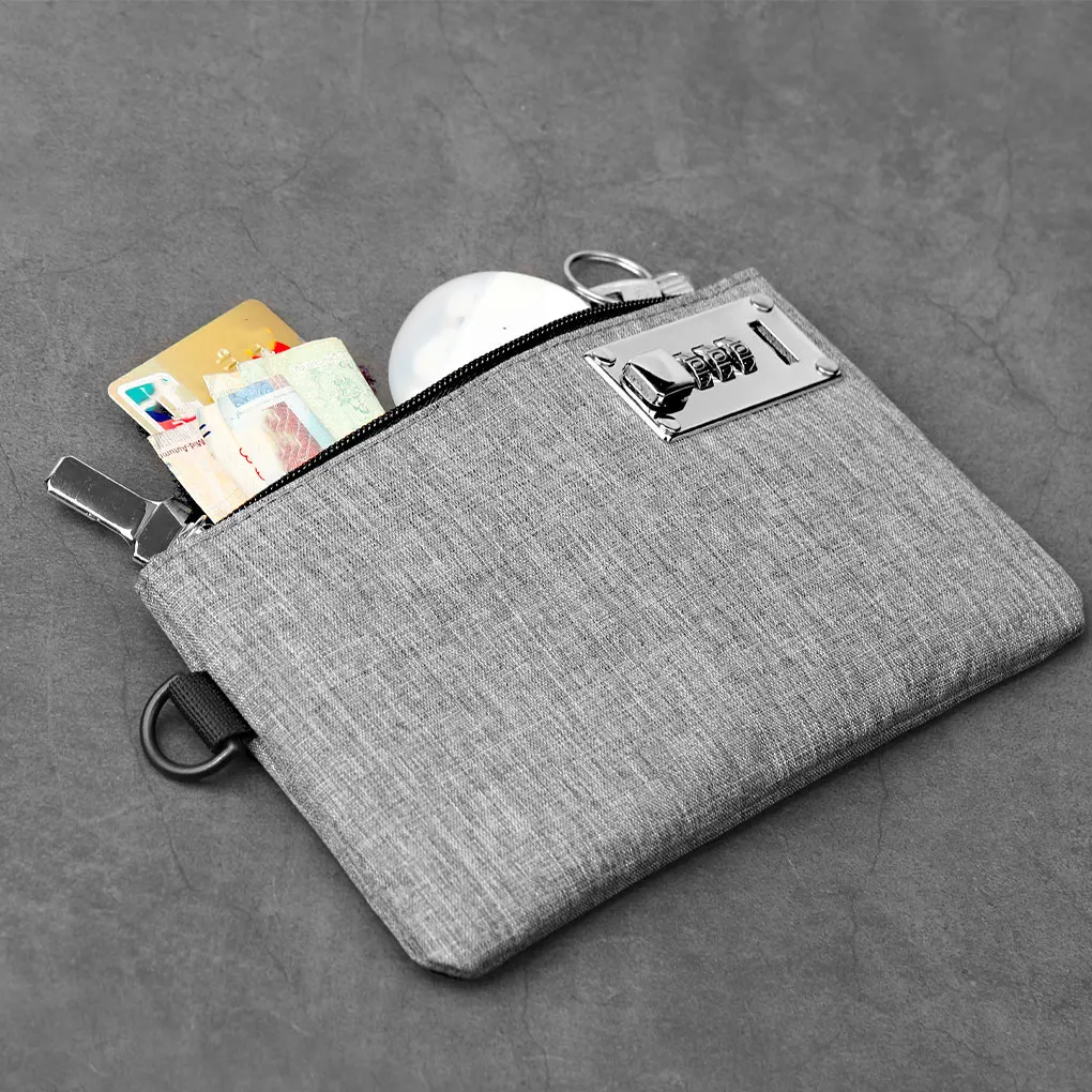 Ultra-thin Coin Purse Password Lock Anti-theft Portable Card Bag Multifunctional Cell Phone Bag New Wallet Clutch Bag