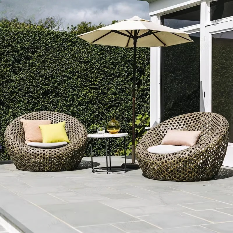 

Outdoor rattan sofa outdoor rattan chair sun room leisure courtyard terrace sofa