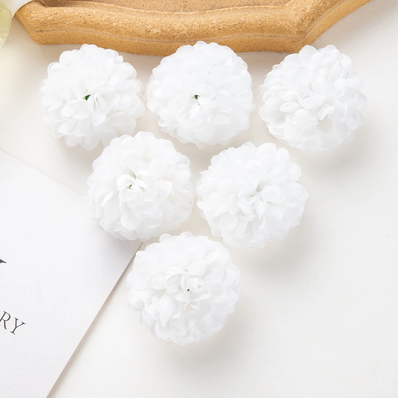 100 Stück Künstliche Hortensien Großhandel Braut Hochzeit Heim Büro Party DIY Geschenk Requisiten Dekoration Seiden-Scrapbook-Pflanzen – Detail 8