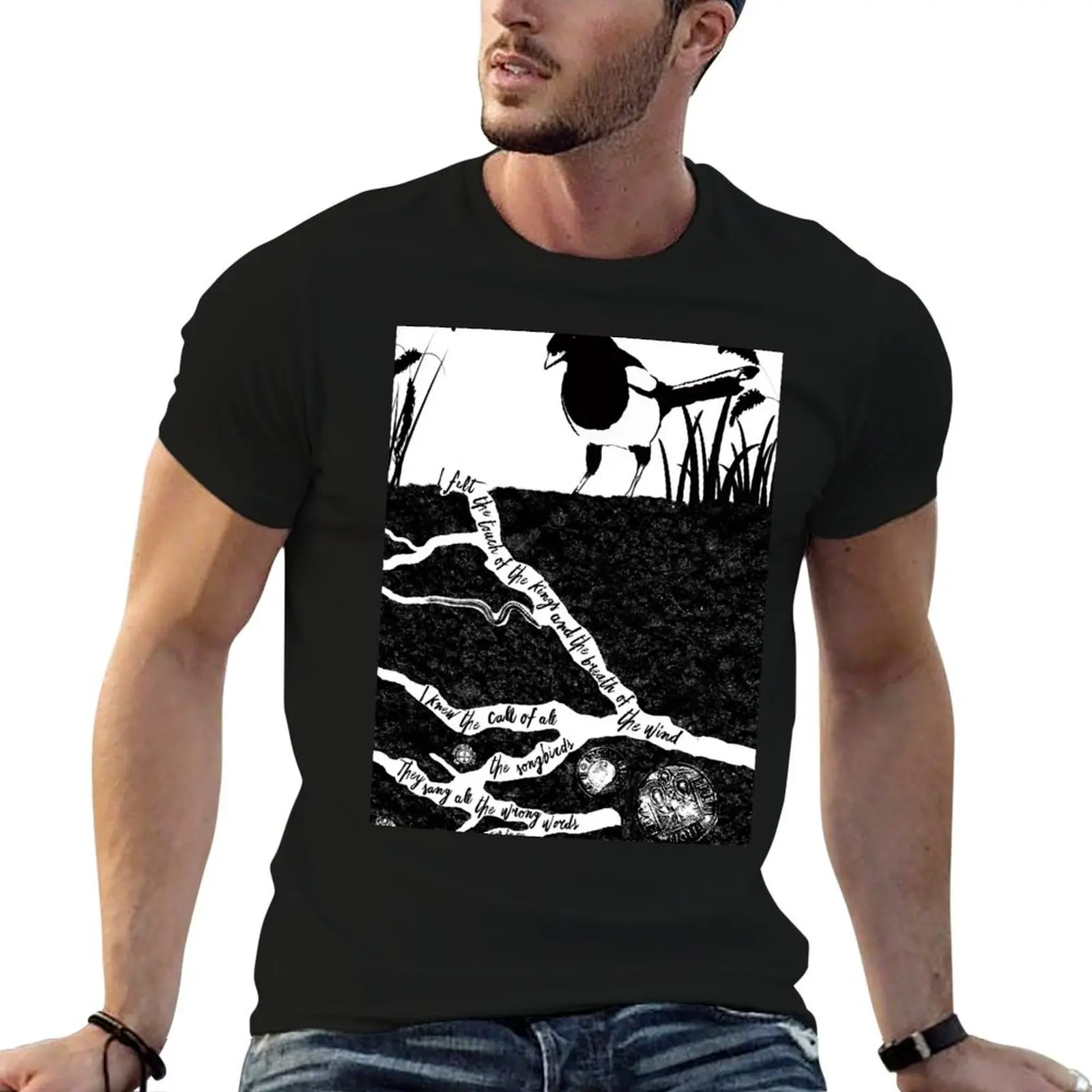 

Detectorists Johnny Flynn Lyrics Print T-Shirt anime t shirts for man man t shirts cotton man t shirt heavy cotton T-Shirt