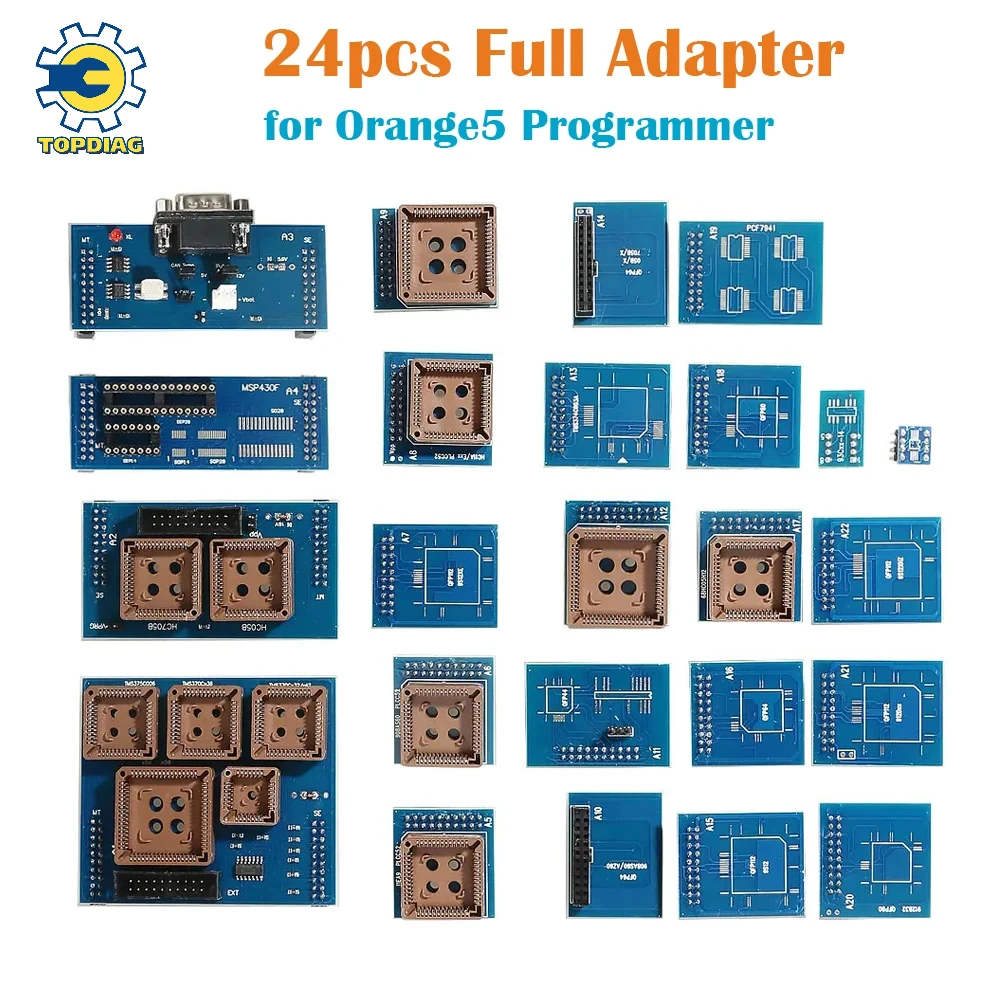 Orange5 Adapter Works with Professional Programming Device Full Adapter Without Main Machine Orange 5 Adapters Diagnostic Tool