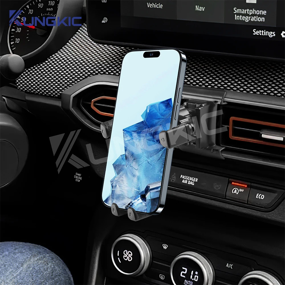 

Для Dacia Sandero 3/Sandero Stepway III 2021-2025: Кронштейн-держатель для GPS-навигатора, автомобильный магнитный держатель для телефона с гравитационным креплением