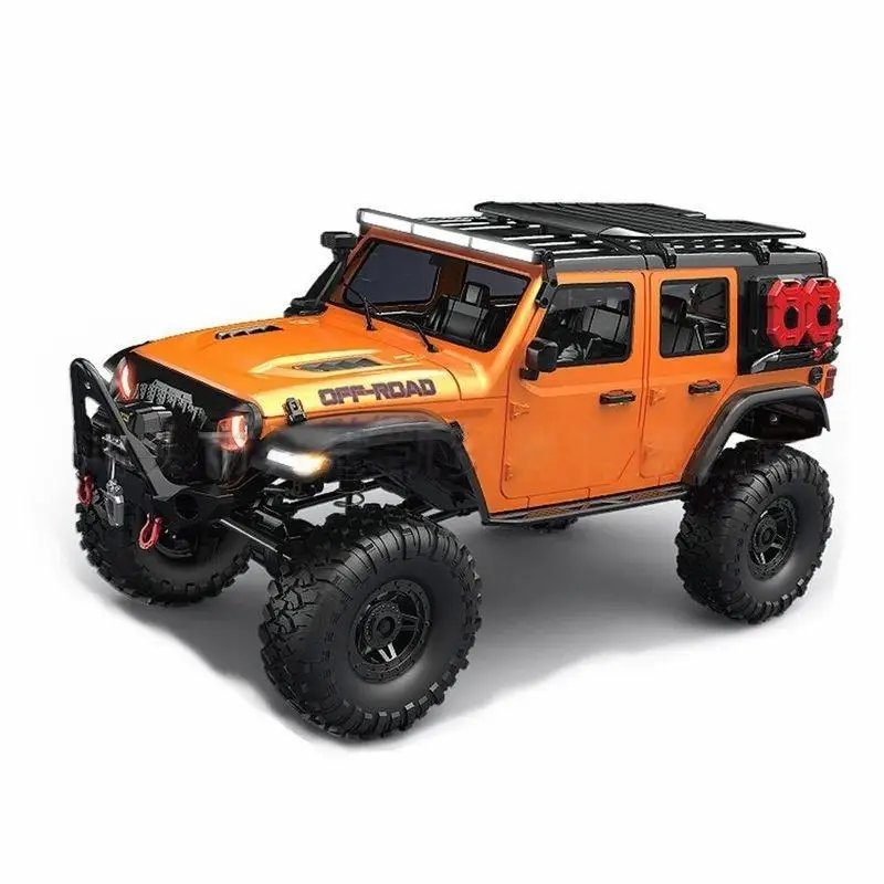 2.4ghz atualização r1011 rc carro 1:10 4wd modelo em escala completa carro de escalada veículo off-road brinquedo com guincho elétrico e luz respiratória