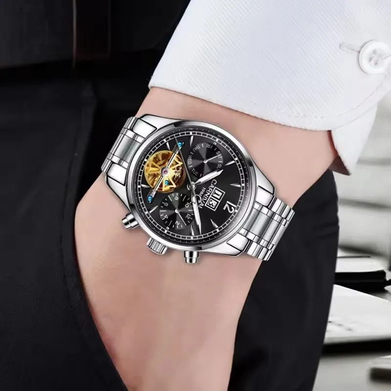 IW カーニバル自動ムーブメント機械式腕時計アクセサリー男性用防水サファイアミラー高級ブランド男性腕時計