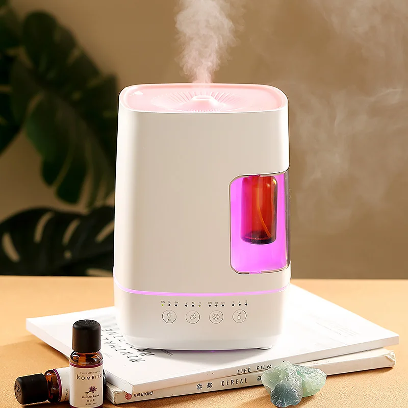 

Ультразвуковой диффузор эфирного масла 3 в 1, отдельная бутылка масла, оптовый увлажнитель воздуха и ароматический диффузор для домашнего использования