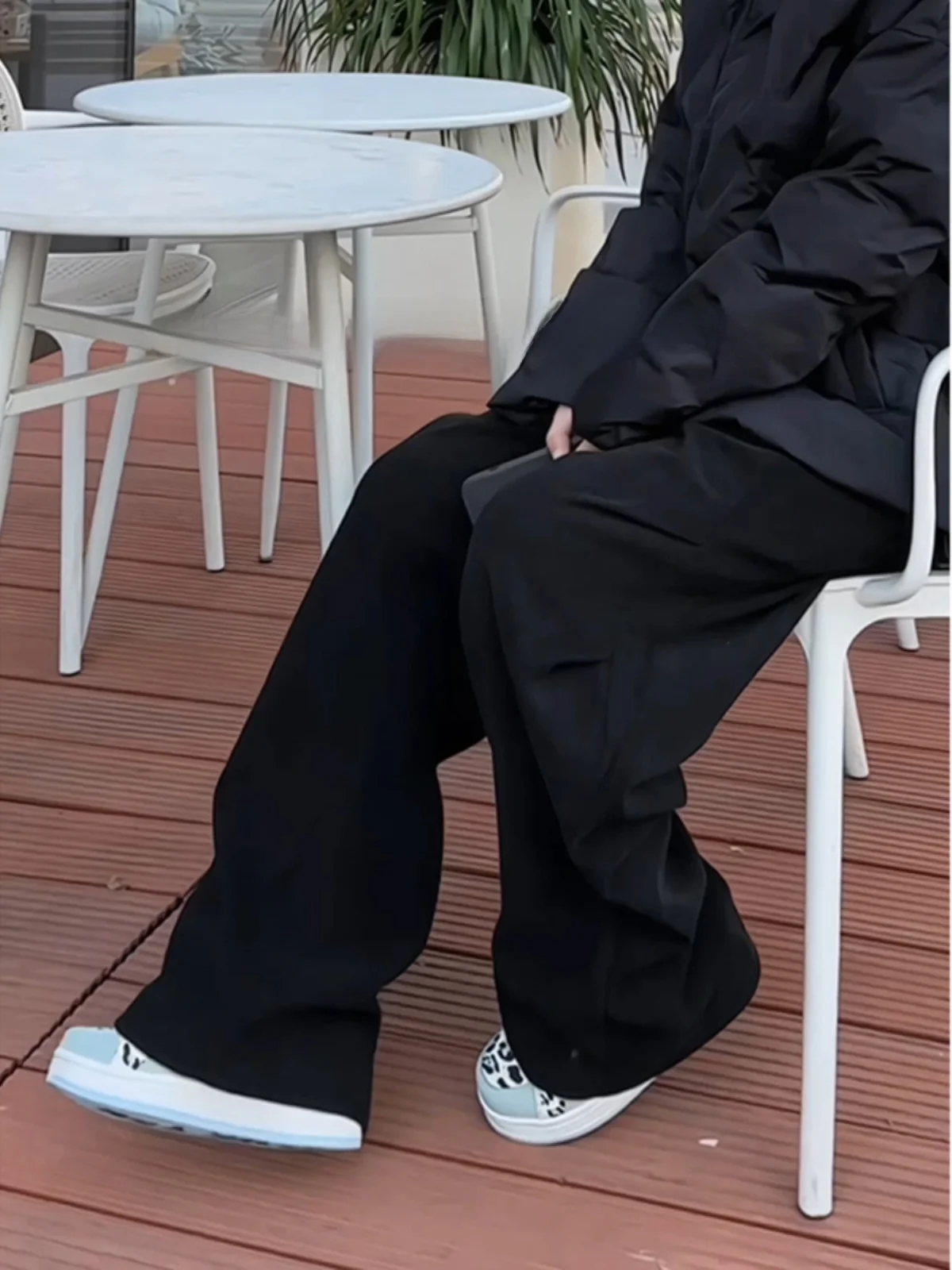 

Мужские брюки из вельвета Bla Fce с подкладкой, широкие, прямые, свободные, в стиле милитари, повседневные, длинные, осенне-зимние