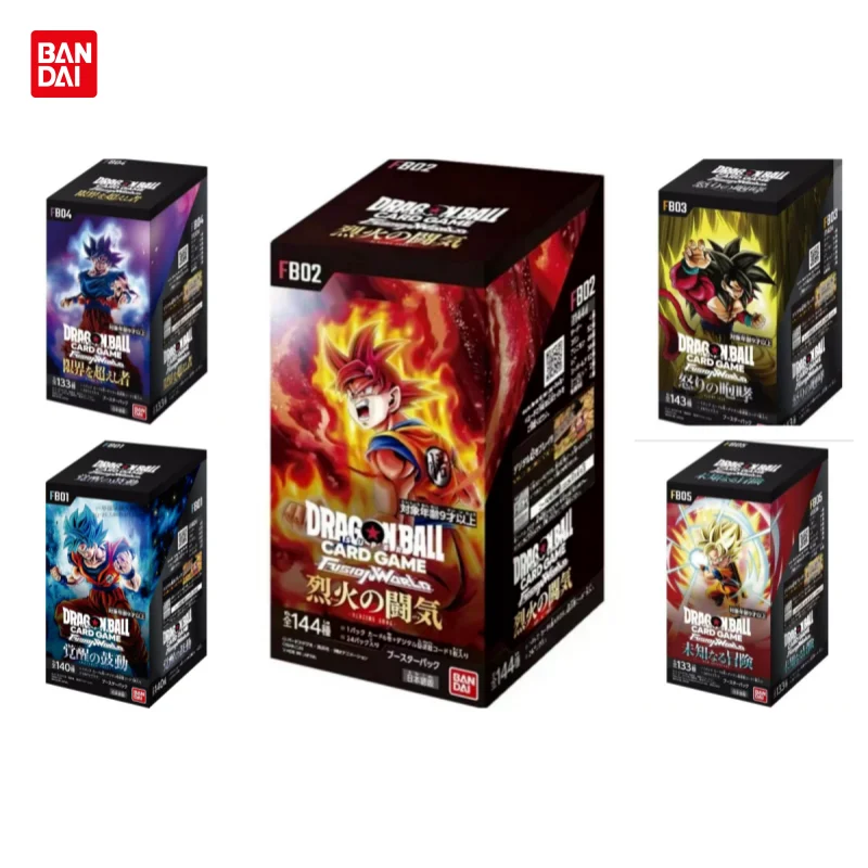 

В наличии: Оригинальный коллекционный набор карточек Bandai Dragon Ball — бустер-пакеты FB01 «Пробужденный пульс» и FB02 «Огненный аура». Игрушки и подарки.