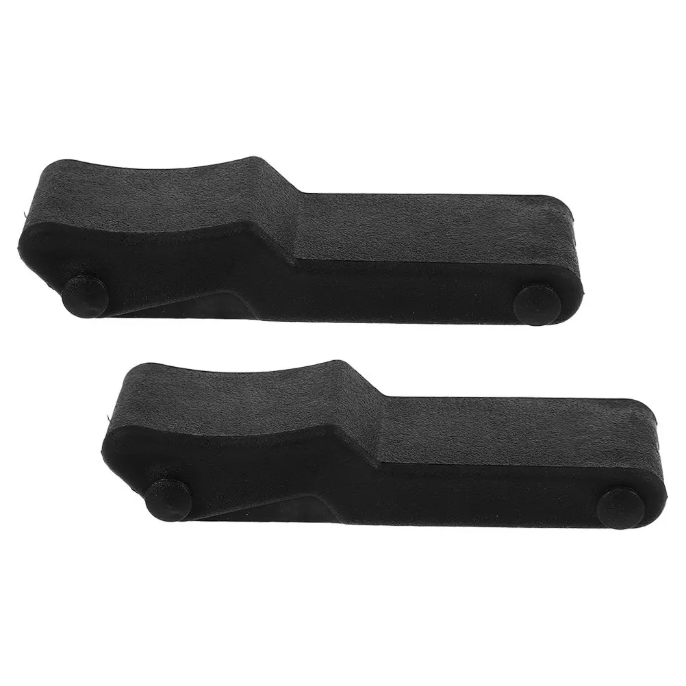 ยางกันกระแทกแบบยืดหยุ่น 2 ชิ้น และตัวล็อคฝากระโปรงเครื่องยนต์เหล็ก สำหรับงานหนัก ตัวล็อคแบบยืดหยุ่นสำหรับกล่องเครื่องมือในรถยนต์ ช่วยดูดซับแรงกระแทก