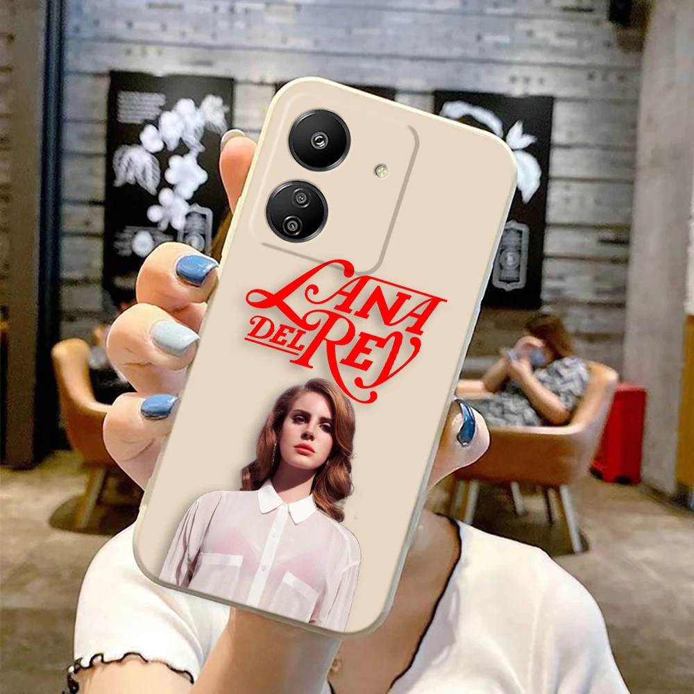 Hot Singer L-Lana D-Del Rey Phone Case For Redmi A1 A2 8 9 9A 9C 9T 10 10C 12 12C 13C 14C K30 K40 K30 NOTE 9S 10 9 Case Funda