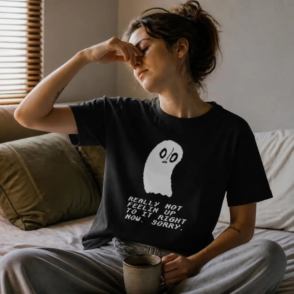 Undertale Video Game T Shirts Casual Tees Short Sleeve Round Collar T-Shirt Pure Cotton Tops