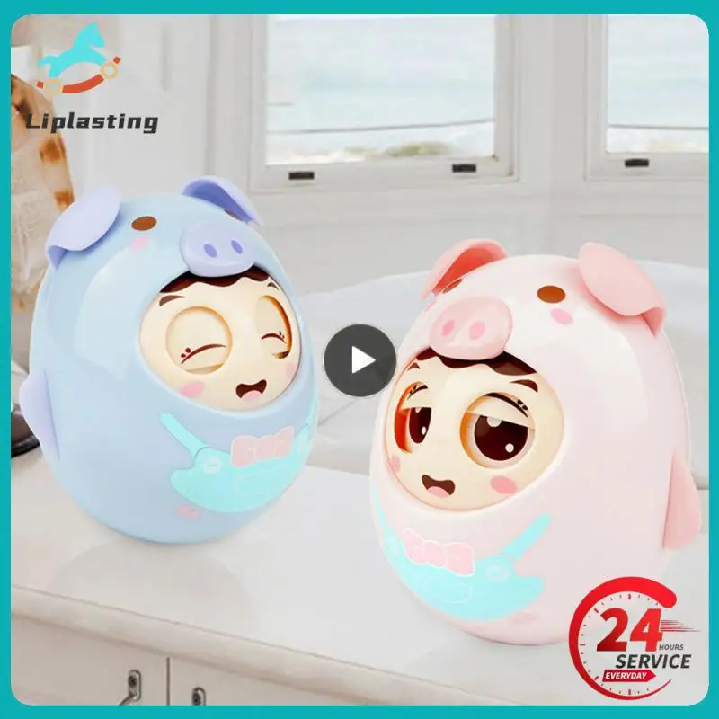 Baby Toys 0 12 Months Newborns Bathing Soft Toy For Baby Boy 1 Year Girl Infant Rattles Teether Montessori Musical Tumbler Teeth