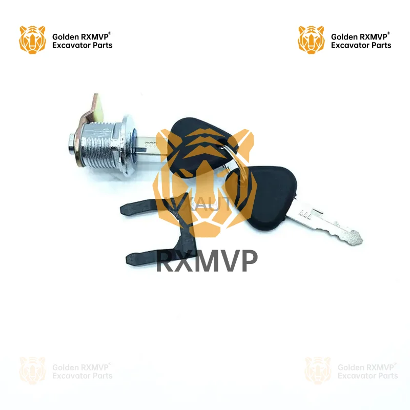 

For VOLVO Excavator Side door lock cylinder pump door lock cylinder Universal lock core high-quality excavator accessories