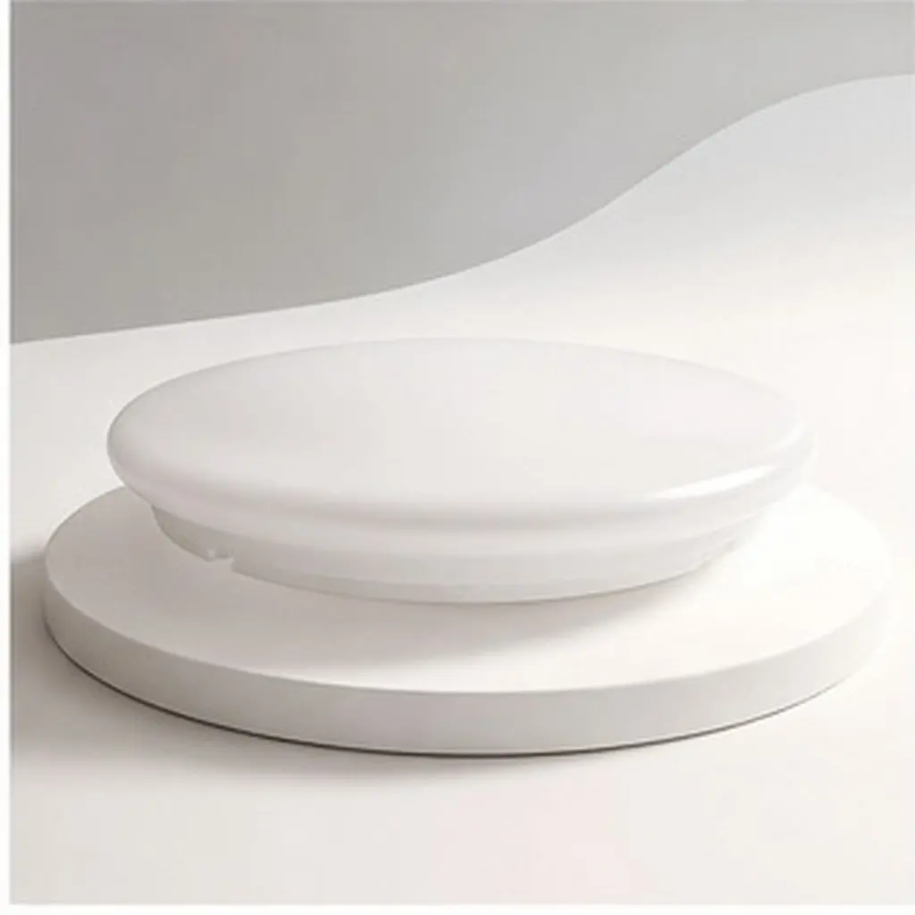 2Pcs Ceiling Light Lampshade Plastic Round Cover Easy Installation Modern Design for Bedroom Balcony Kitchen Light Cover
