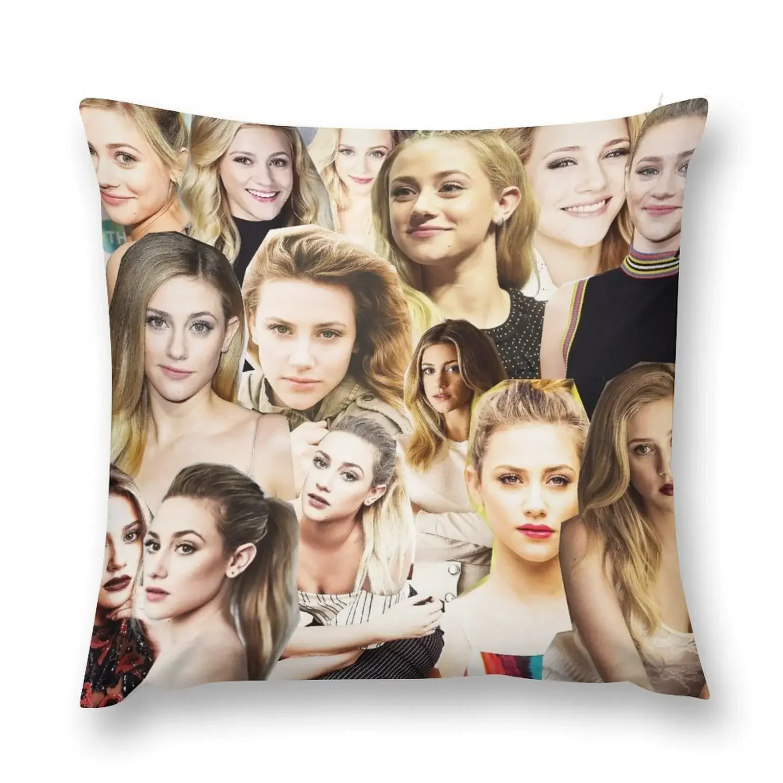 lili reinhart collage Throw Pillow Sofa Decorative Covers Throw Pillow Covers pillow