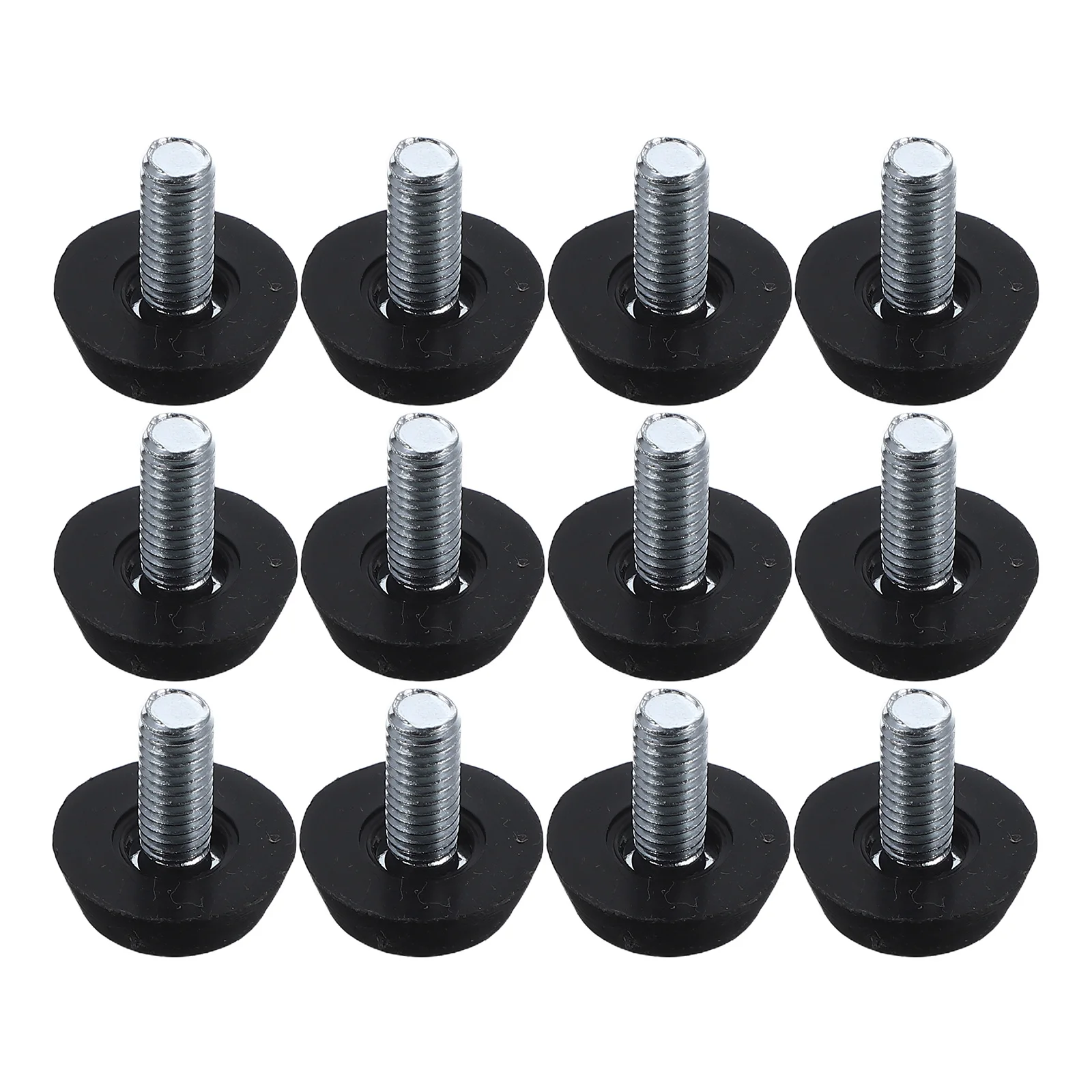 

16pcs Adjustable Furniture Leveling Feet Replacement Non-Slip Table Foot Pads Height Extenders For Office Chair Desk Bed