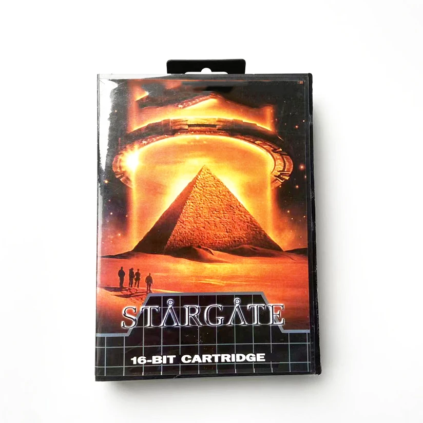 New Stargate 16 Bit Game Cartridge Card EU JAP Shell for GENESIS MegaDrive Console With Retail Box