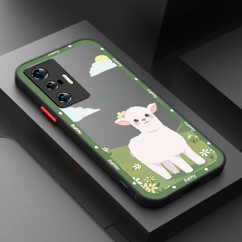 Grassland Sheep Phone Case For Vivo X70 Pro Y02 Y15 Y22 Y76 S Y16 Y17 Y20 Y21 Y27 Y35 Y50 Y72 Y75 Y77 Y78 Y85 Y91 Y93